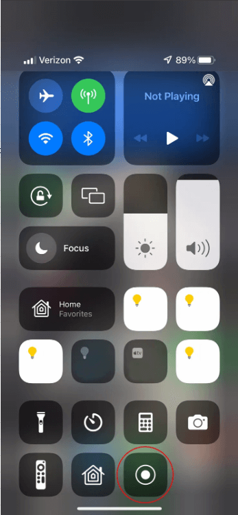 iPhone-Bildschirm aufnehmen