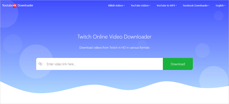 Twitch オンラインビデオダウンローダー