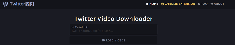 TwitterVid Twitter Video Downloader
