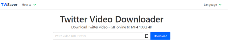 TWSaver Twitter Video Downloader